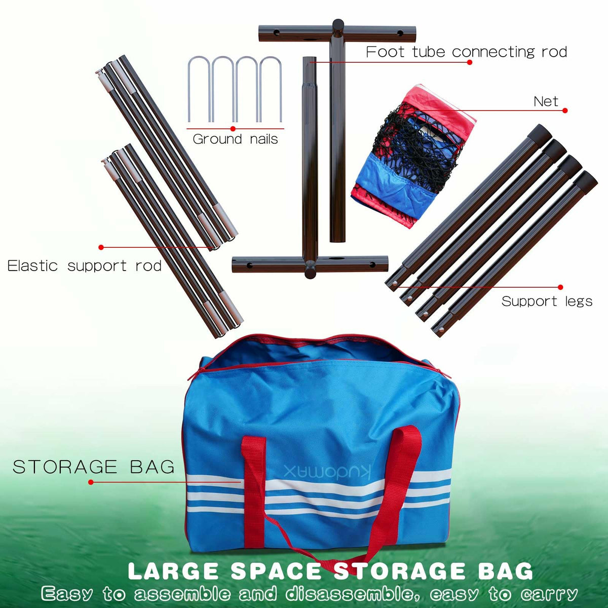 Pitching Target Net – Master Your Pitch! Portable Practice System with Numbered Strike Zone for Baseball, Softball & Football. Includes Carry Bag & Enables Quick Assembly