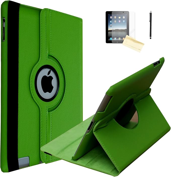 Case for iPad Air 2 Rotating Stand Smart Case Cover Magnetic Auto Wake Up/Sleep for A1566 A1567 MGLW2LL/A MH0W2LL/A MGL12LL/A MH2V2LL/A MH2W2LL/A MH2U2LL/A (Black)