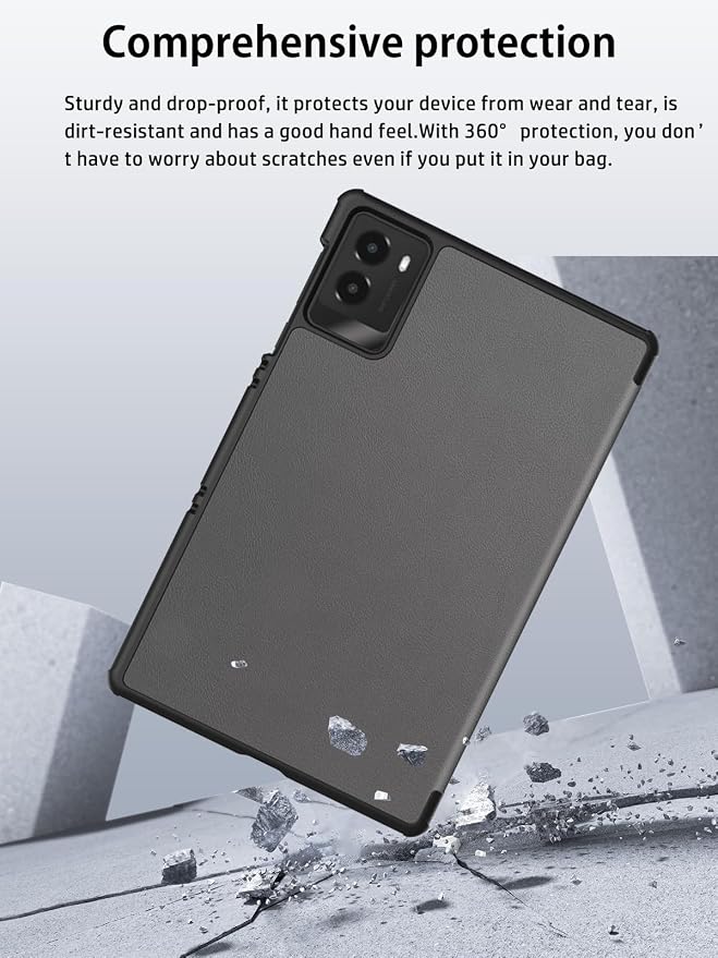 Case for Lenovo Legion Y700 Gen 3 Tablet 8.8inchNOUKAJU Tablet Protection CoverBracket FunctionDrop-ResistantAnti-ScratchProtection Case for Lenovo Legion Y700 Gen 3(Grey)