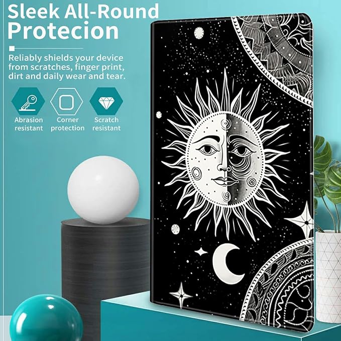 Case for Amazon Kindle Fire Max 11 Tablet (13th Gen 2023 Release) 11 PU Leather Slim Folding Adjustable Stand Smart Cover with Auto Wake/Sleep for Fire 11 Max TabletArt Skull