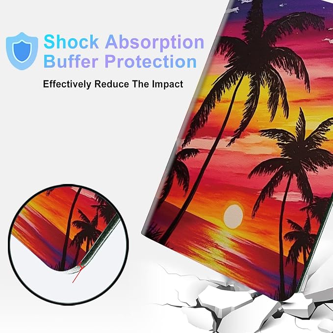 for Kindle Paperwhite 11th Gen 2021 6.8 inch Case - Signature Edition with Adjustable Stand &amp Auto Wake/Sleep - American Flag &amp Skull