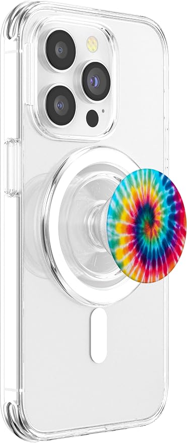Tie Dye Rainbow Cute Rainbow Tie Dye Swirl Design Colorful PopSockets Adhesive PopGrip