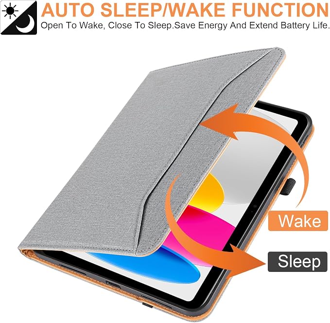 for iPad A16 Case 11 Inch 2025Cover for iPad 10th 11th Generation Case with Pencil HolderBlack