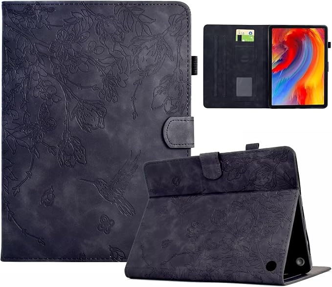 Case for Kindle Fire HD 10 &amp Fire HD 10 Plus 13th/11th Generation 2023 2021 | Synthetic Leather Flip Folio Stand Cover with Auto Wake/Sleep for Kindle Fire HD 10 &amp Fire HD 10 Plus Beach
