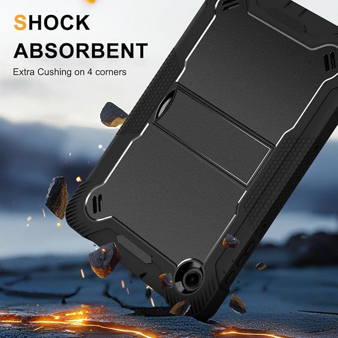 for T-Mobile Revvl Tab 2 Case Kids Shockproof Cover for REVVL Tab 2 5G Tablet Case 10.1 Inch 2025Black