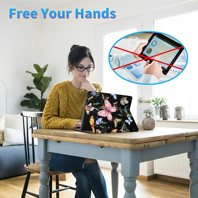for Samsung Galaxy Tab E 9.6 Inch 2015 (SM-T560/T561/T565/T567) Kickstand Case PU Leather Multiple Viewing Angles Stand Smart Cover for Galaxy Tab E 2015 2 Roses