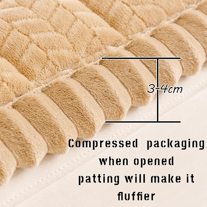 Sofa Cover Fuzzy Couch Cover for Pet, Couch Covers for Dogs Washable Non-Slip Sofa Slipcover Cushion Protector Pets Friendly Mat Bed