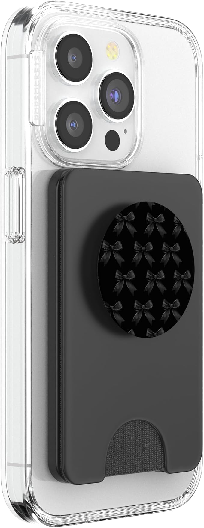 On Black PopSockets Adhesive PopGrip