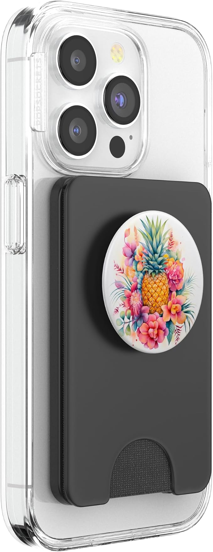 Pineapple Watercolor PopSockets PopGrip for MagSafe