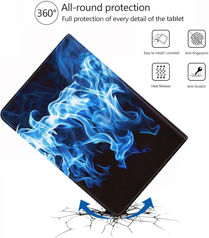 Case for iPad (A16) 11th Generation 11 Inch 2025 iPad 10th Generation 10.9 Inch 2022 Adjustable Stand Auto Wake/Sleep Smart Leather Case African American Black Girl