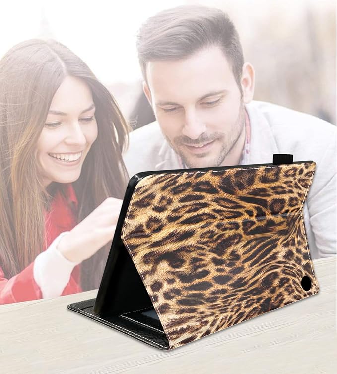 Case for Amazon Kindle Fire HD 8/Fire HD 8 Plus Tablet (12th/10th Generation 2024/2022/2020 Release) Slim PU Leather Cover with Card Slot &amp Auto Wake/Sleep African American Women