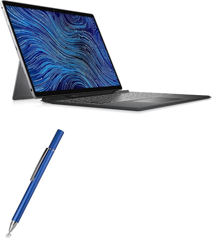 BoxWave Stylus Pen Compatible with Dell Latitude 7320 2-in-1 - FineTouch Capacitive Stylus Super Precise Stylus Pen - Lunar Blue