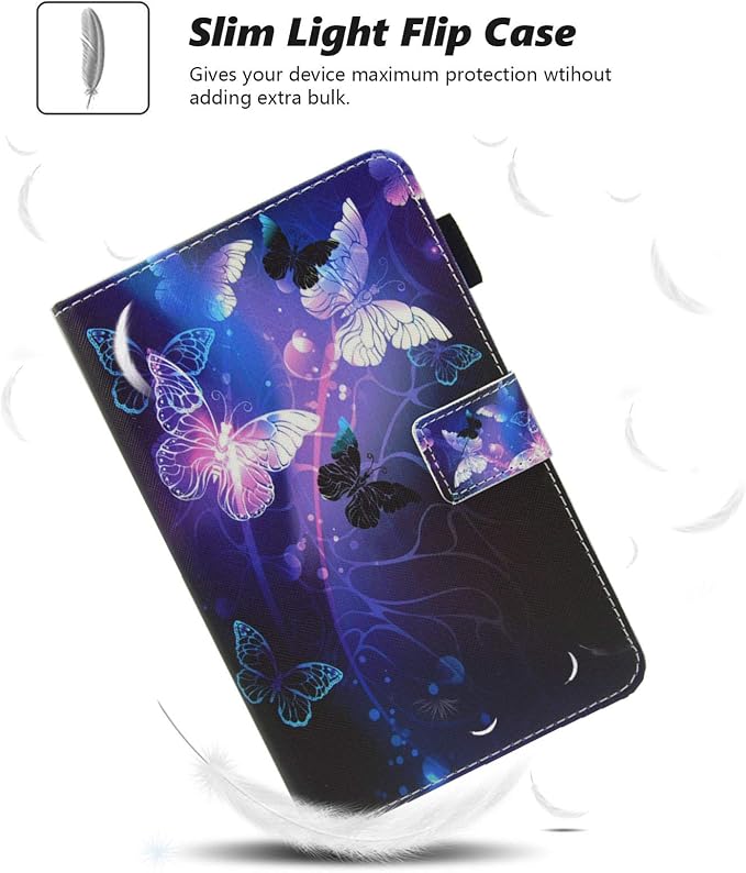 Case for Kindle Fire 7 TabletDteck Full Protective Flip Adjustable Stand Auto Wake/Sleep Smart Cover with Pencil Holder for Kindle Fire 7 Tablet 9th/7th/5th Generation 2019/2017/2015 ReleaseKing Dog