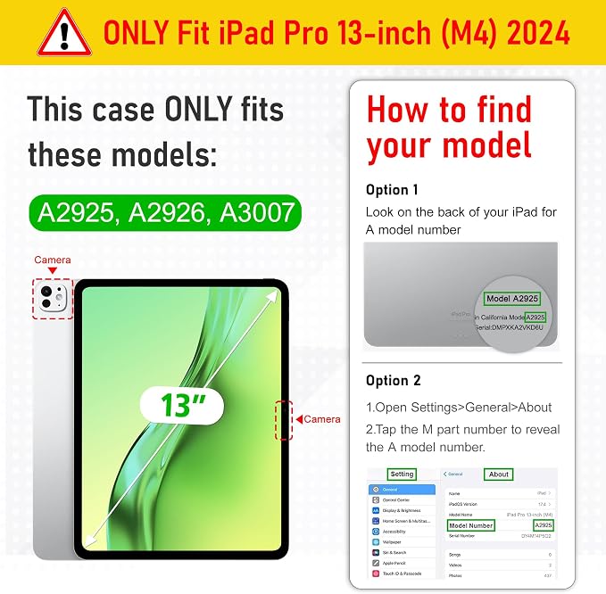 May Chen for iPad Pro 13 Inch Case M5 2025 / M4 2024 Tablet Cases Trifold Stand + Pencil Holder + Auto Wake/Sleep + Soft TPU Protective Stand Back Cover Cherry &amp Cheetah