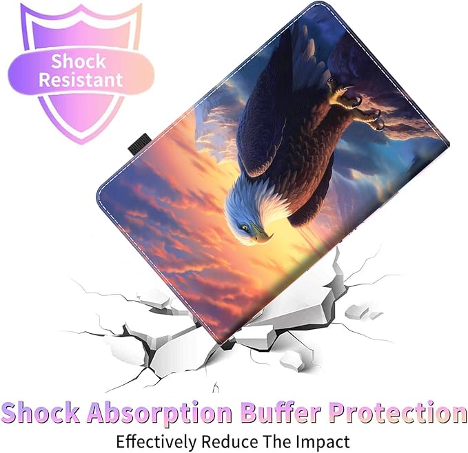Case for 7 All-New Kindle Paperwhite 12th Gen 2024 &amp Kindle Colorsoft Signature Edition (2024 Release) PU Leather Folio Cover with Auto Wake/Sleep ，Blue Dragon