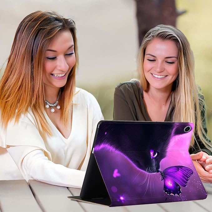 Case for iPad 9th/8th/7th Generation (2021/2020/2019) 10.2-inchSlim PU Leather Cover Adjustable Stand Auto Wake/SleepAurora Over Mountains