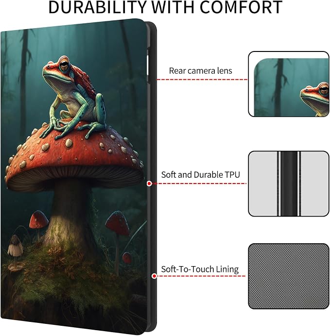 Case for 7 All-New Kindle Paperwhite (12th Generation 2024) and Kindle Colorsoft Signature Edition CoverSlim PU Leather Smart Cases with Auto Wake/Sleep-Black Cat Night Sky