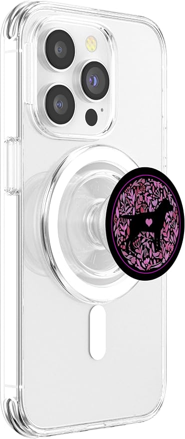 Lab Dog Gift Labrador Mom Black Chocolate Yellow Lab Pink PopSockets Adhesive PopGrip