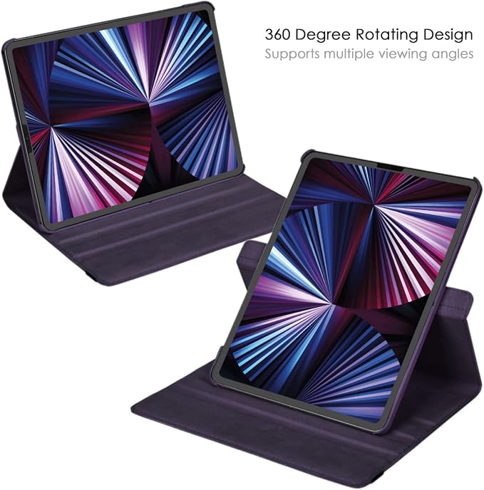 Case for iPad 10th Generation 10.9 Inch 2022 Released Model Number: A2696 A2757 A2777-360 Degree Rotating Protective Stand Cover with Auto Sleep/Wake (Animal)
