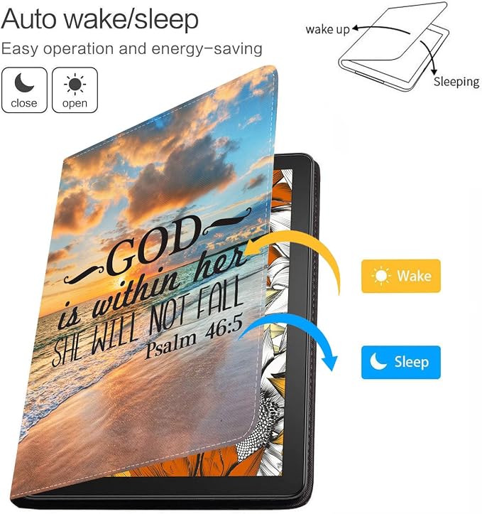 Case for Samsung Galaxy Tab A 8.0 2019 (SM-T290/T295/T297) Slim Lightweight PU Leather Stand Cover with Auto Wake/Sleep for Galaxy Tab A 8.0 Inch Abstract Watercolor Art Dogs