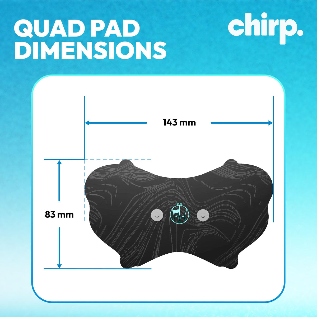 Chirp Halo Quad Pad - Single Quad Support Pad
