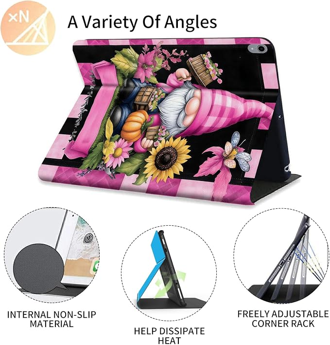 Case for iPad (A16) 11th Generation 11 Inch (2025) for iPad 10th Generation Case 10.9 Inch (2022)Slim Shockproof Shell PU Leather Stand Cover w/Auto Sleep Wake-American Eagle Rebirth of Fire