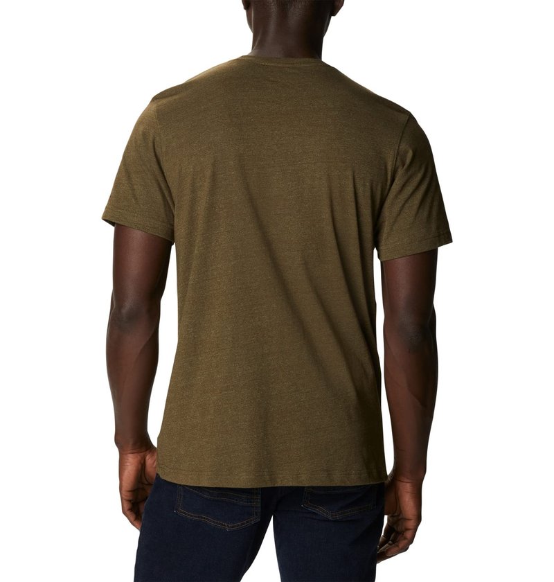 Columbia Men's Thistletown Hills Short Sleeve, Olive Green/Savory, Large