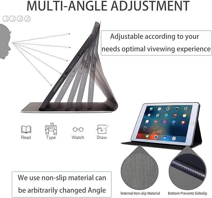 Case for Fire 7 2019/2017/2015Black Cat Purple Roses | DIGTIALL Slim Cover for Fire 7 Tablet 9th/7th/5th Gen 7.0 Folding Stand Protective Case Auto Sleep/Wake Smart Shell