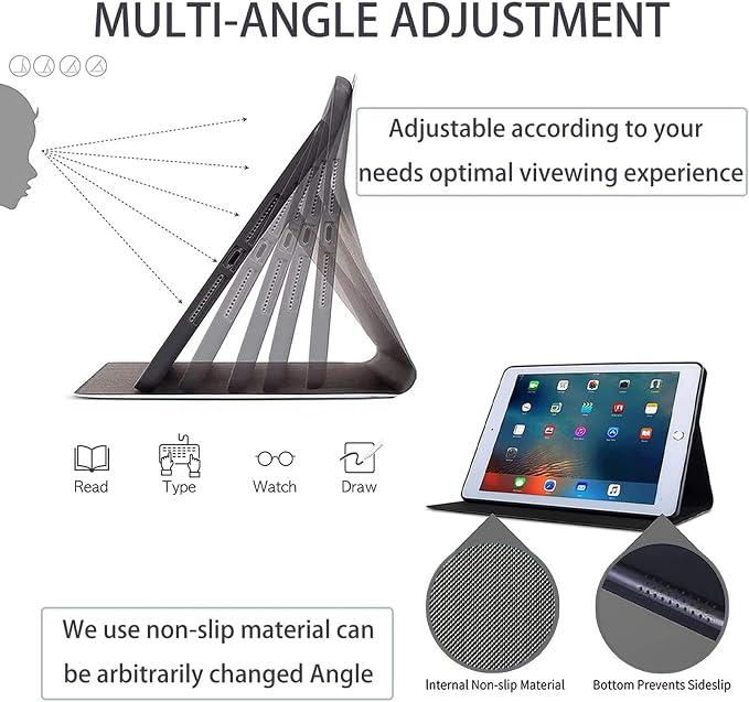 DIGTIALLL Case for Amazon Kindle Fire 7 Inch Tablet (9th/7th/5th Generation 2019/2017/2015 Release) PU Leather Smart Protective Cover with Auto Sleep/WakeBeach Palm Trees