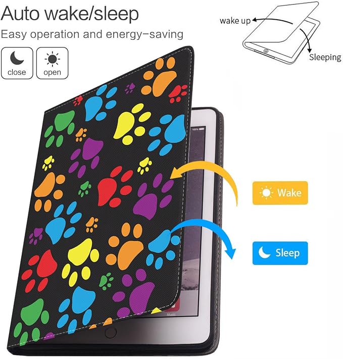 for iPad mini 1 2 3 4 5 Case Stay Positive Work Hard and Make It Happen Inspirational Quote Slim Lightweight PU Leather Stand Cover with Auto Wake/Sleep for iPad mini 5th/4th Gen 7.9 Inch