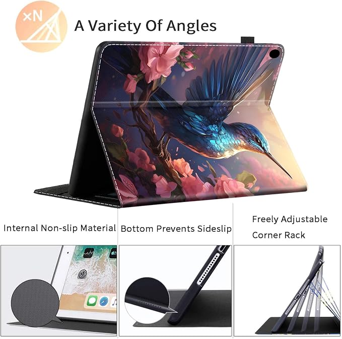 Case for All-New Amazon Kindle Fire HD 8 &amp 8 Plus Tablet (12th Generation/10th Generation 2022/2020 Release) 8 Durable Shockproof Protective Cover，Pug Weightlifting