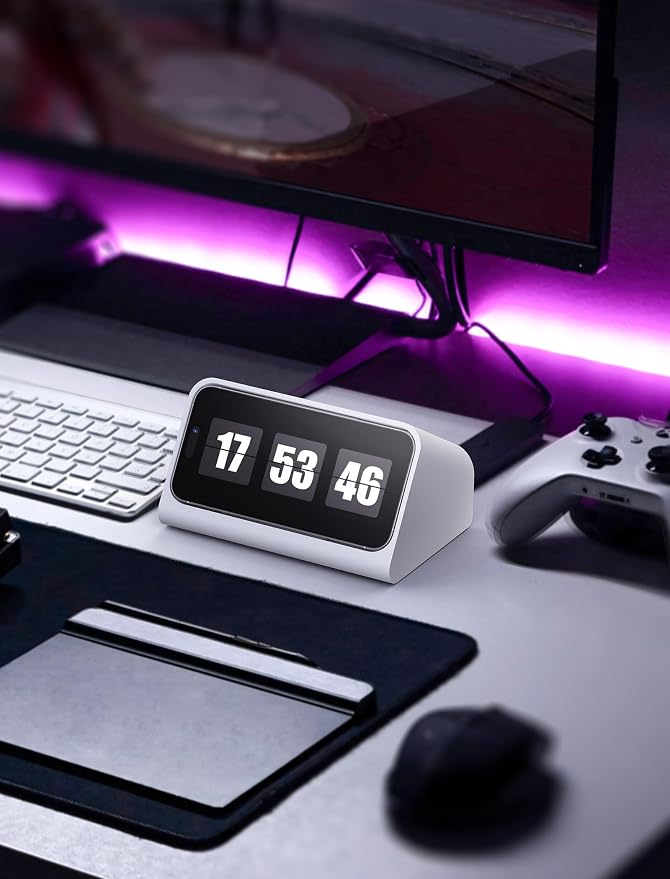 for iPhone Standby Mode Dock DN40 Charging Stand for Magsafe Wireless Charger Compatible with iPhone 16/15 Pro Max for Bedside Phone Holder Bedroom Nightstand Alarm Clock Docking Station