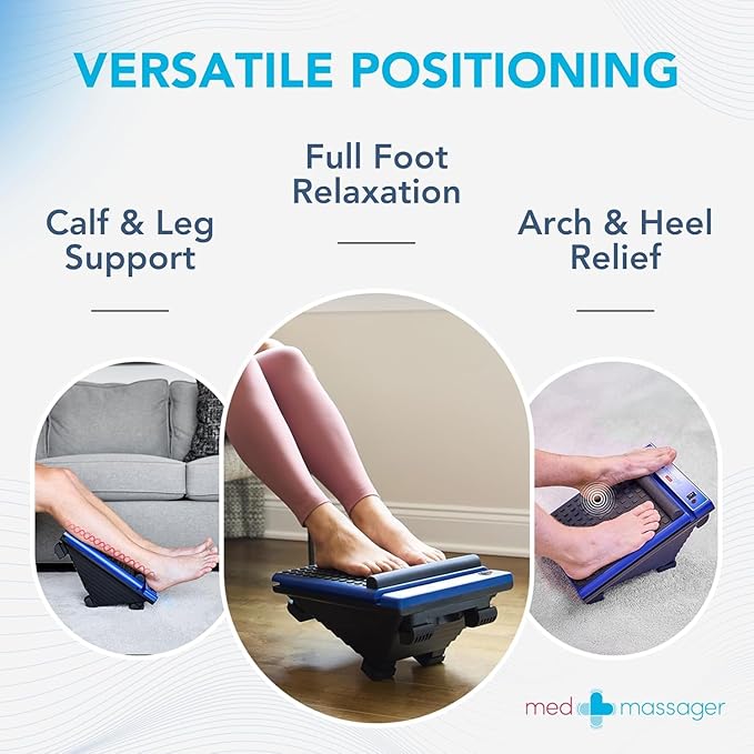 MedMassager Foot & Body Classic Combo | Deep Tissue Massage Therapy Units, at-Home Massager, Dual Speed Motors | Reduces Pain & Improves Blood Circulation | MMF08 & MMB01