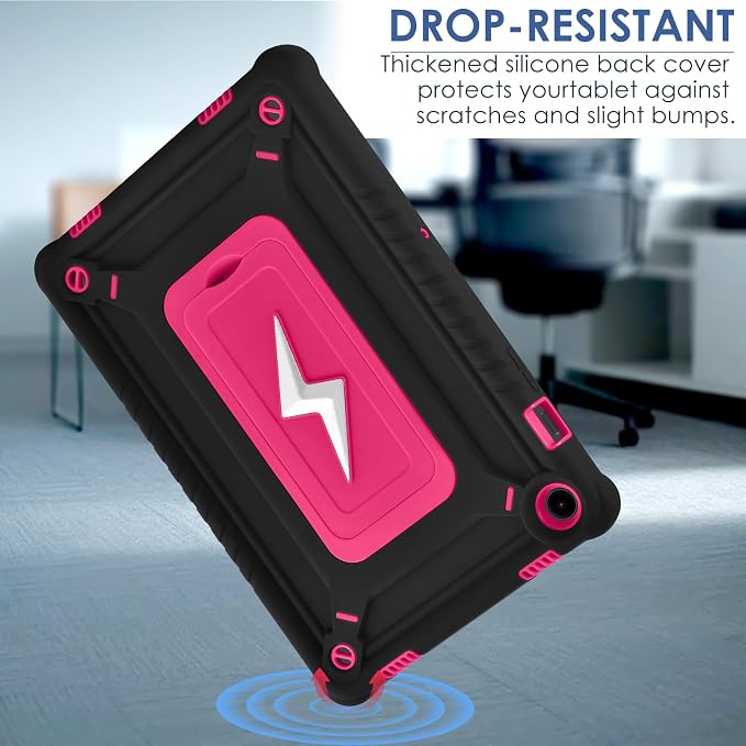 DETUOSI Case for Samsung Galaxy Tab A9+/A9 Plus Case 11 inch 2024/2023 (SM-X210/X216/X218) Heavy Duty Protection Shockproof Rugged Case for Galaxy Tab A9 Plus with Stand and Shoulder Strap
