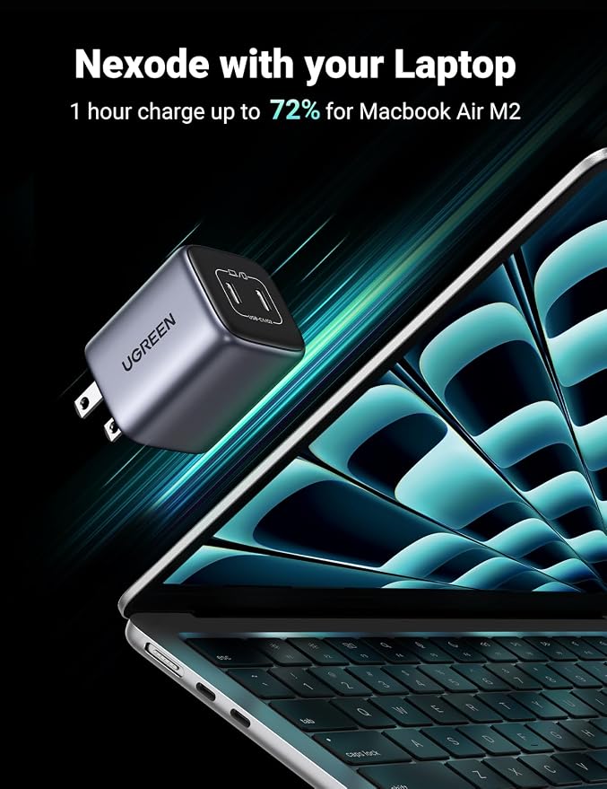 UGREEN 45W USB C Charger Bundle with 60W 2-Pack USB C Cable