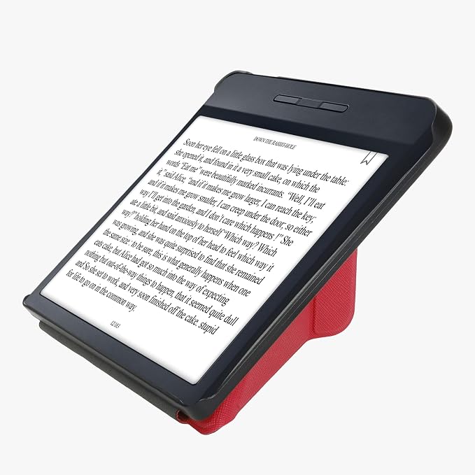 kwmobile Cover for Kobo Libra H2O Case - Slim PU Leather eReader Cover with Stand and auto Sleep funktion - Dark Blue