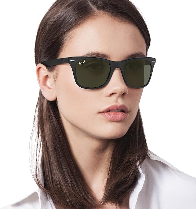 Ray-Ban unisex-adult Rb4195 Wayfarer Liteforce Square Sunglasses