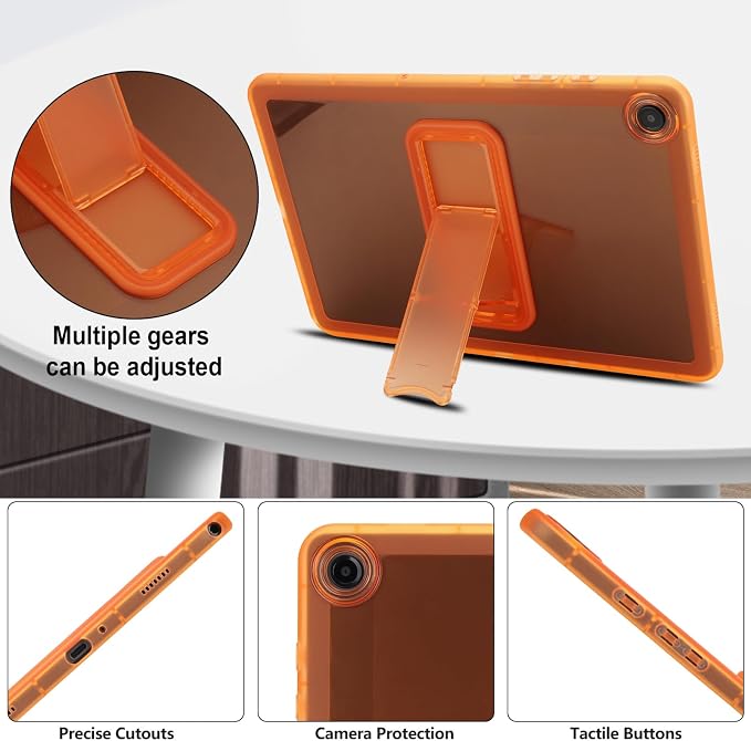 Dteck Case for Samsung Galaxy Tab A 8.0 (2015) Tablet SM-T350/355/357 Case 8 Inch PU Leather Lightweight Folio Case with Card Slots/Stand Features Cute Cartoon Protective Cover Purple Butterfly