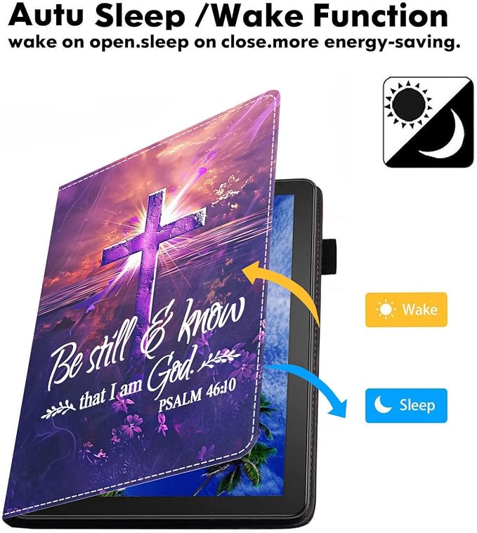 Case for Amazon Kindle Fire HD 8/Fire HD 8 Plus Tablet (12th/10th Generation 2024/2022/2020 Release) Slim PU Leather Cover with Card Slot &amp Auto Wake/Sleep African American Women
