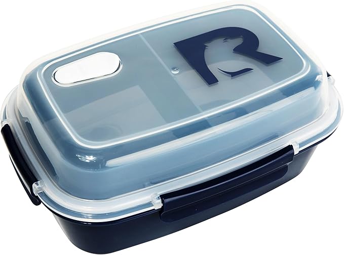 RTIC 5 Compartment Lunch Containers, Hot Food Container with Lid for Adults, Microwave Safe Divided Snack Lunch Box for Work or Travel, Reusable, BPA Free with Vent Space