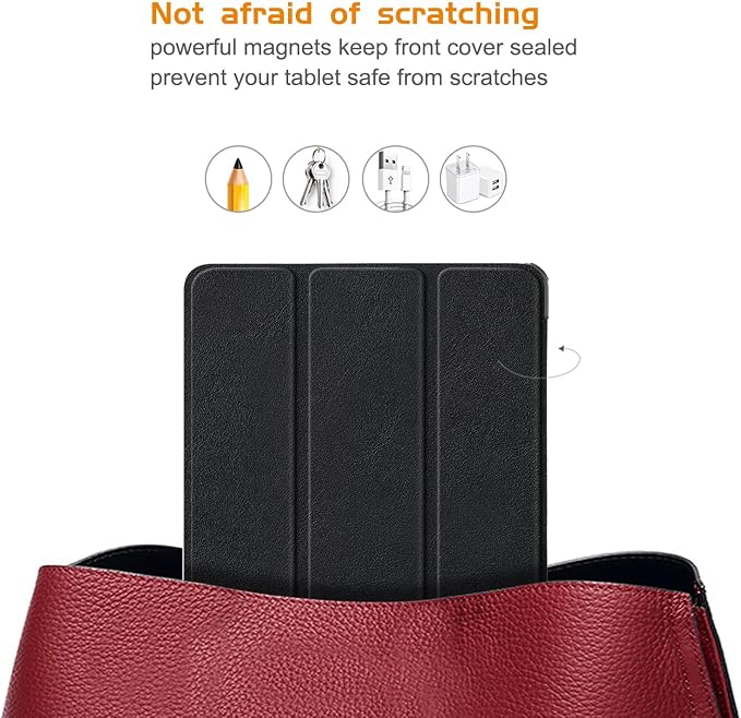 Case for Google Pixel Tablet 11inch 2023 Release Folio Slim Cover Lightweight Hard Shell Protective Case with Multi-Angle StandBlack