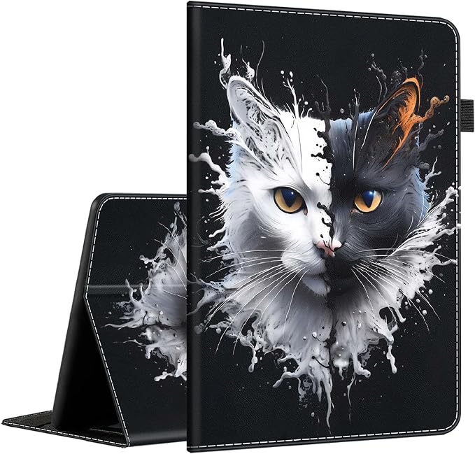 Case for Amazon Kindle Fire Max 11 Case (13th Gen 2023 Release) 11，Slim Fit Foldable Standing Cover Case with Auto Sleep/Wake for Fire 11 Max Tablet，Skull and Fire