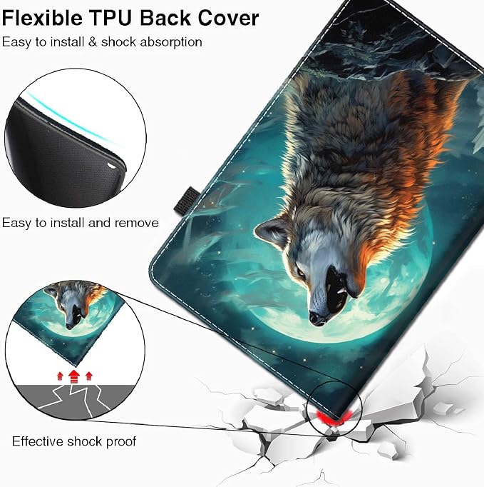 Case for Amazon Kindle Fire Max 11 Tablet (13th Generation 2023 Release) - Slim Fit Standing Cover with Auto Sleep/Wake for All-New Fire 11 Max Tablet，Enchanted Forest 2