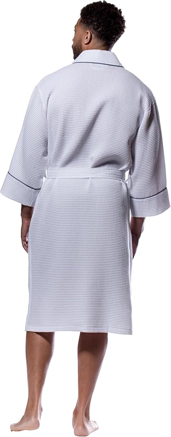 Turquaz Lightweight Full-Length Robes For Women Waffle Kimono Bathrobe - Soft, Fast-Drying, Long-Lasting Cotton Blend Unisex