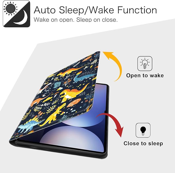 Case for Samsung Galaxy Tab A11 Plus 2026 &amp Galaxy Tab A9+ 11 Slim Smart Stand Cover with Auto Wake/Sleep Shockproof Protective Shell for Work &amp School Astronaut