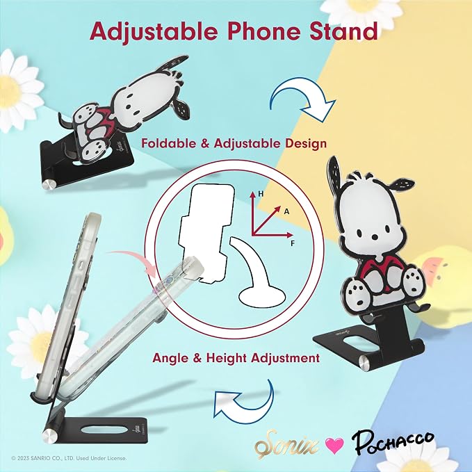 Sonix x Sanrio Character Phone Stand | Adjustable Cell Phone Holder Desk Stand Dock | Badtz Maru