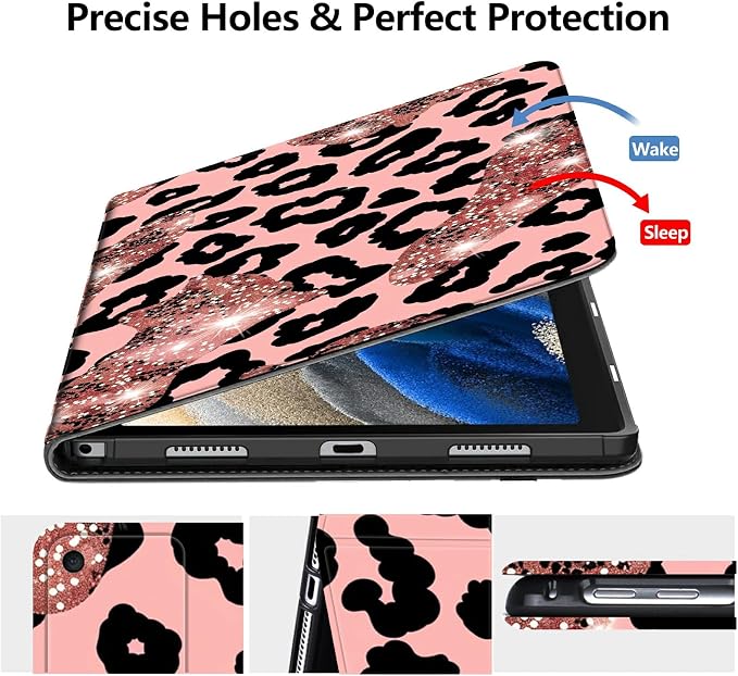 Case for Amazon Fire 7 Tablet 2019/2017 Release 9th/7th Generation PU Leather Smart Protective Cover with Auto Sleep/Wake for Fire 7 2019Dog Wearing Witch Hat Pumpkin