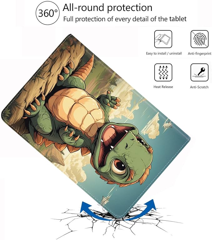 Case for iPad (A16) 11th Generation 11 Inch 2025 iPad 10th Generation 10.9 Inch 2022 Protective Leather Case Adjustable Stand Auto Wake/Sleep Smart Case - African American Girl