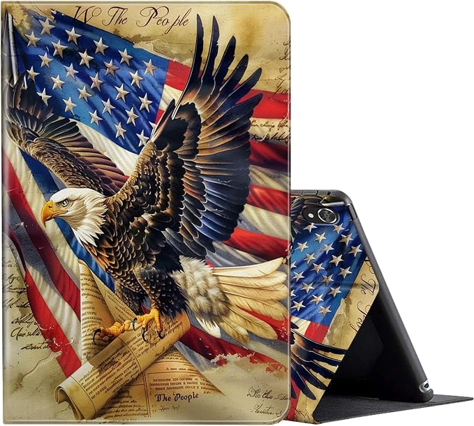 FUYOCWE for iPad Pro 13 Inch Case (M47th Generation2024 Model A2925A2926A3007)PU Leather Slim Folding Stand Case for iPad 13 7th GenAuto Sleep Wake Cover -A Dream Catcher Wolf