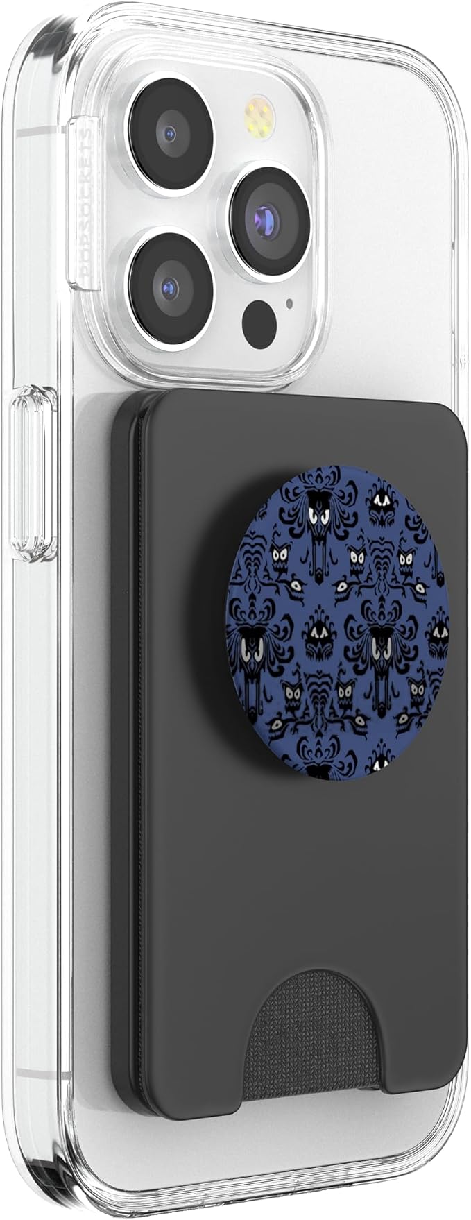 Spooky Wallpaper Halloween Pattern Purple PopSockets PopGrip: Swappable Grip for Phones &amp Tablets PopSockets Adhesive PopGrip